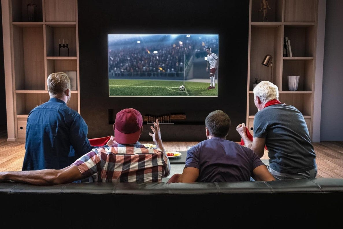 TV-Höhe an der Wand im Wohnzimmer