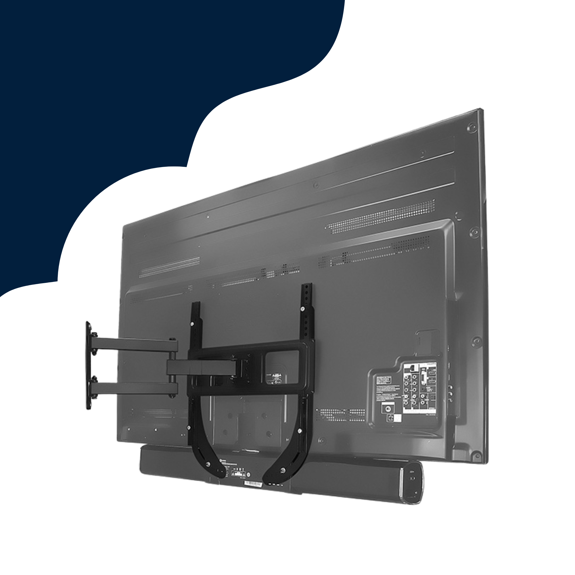 Soundbar-Halterung | Montage unter/über TV, vielseitig & stabil