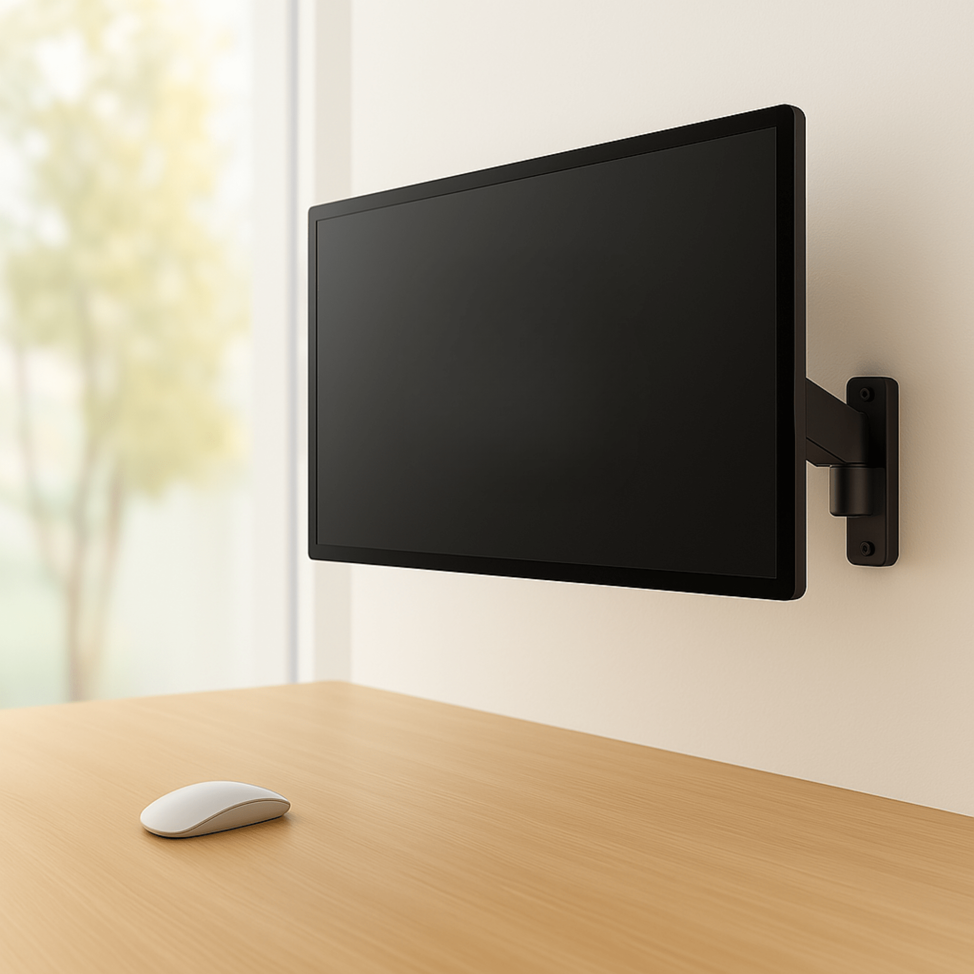 A-PEQ 7211 Monitorarm für 1 Monitor. Wandmontage. Gasfeder gesteuert. 2 bis 7 kg