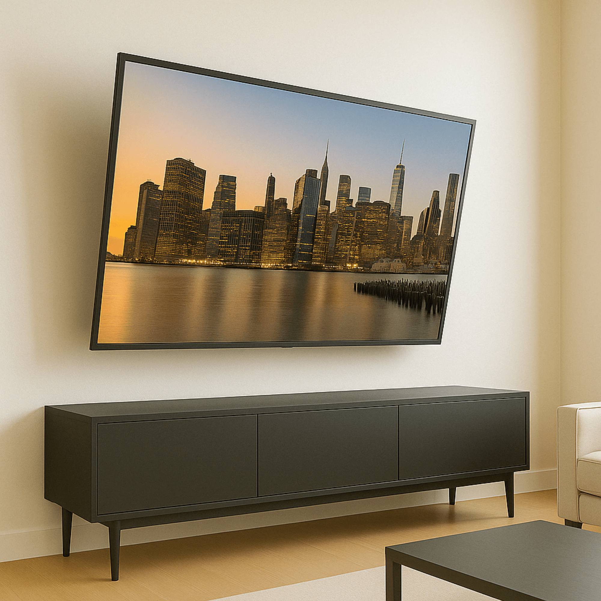 A-PEQ APXLT-50B neigbare TV-Wandhalterung max. 100 Zoll TV