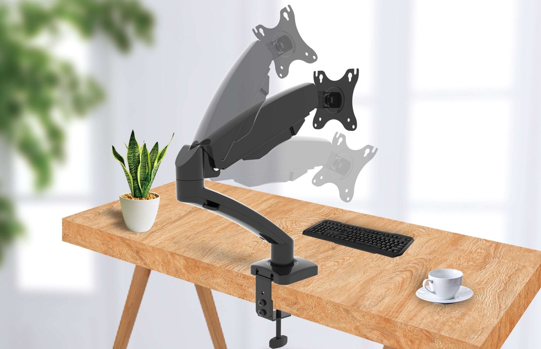 Gasfeder-gesteuerter Monitorarm A-PEQ 701