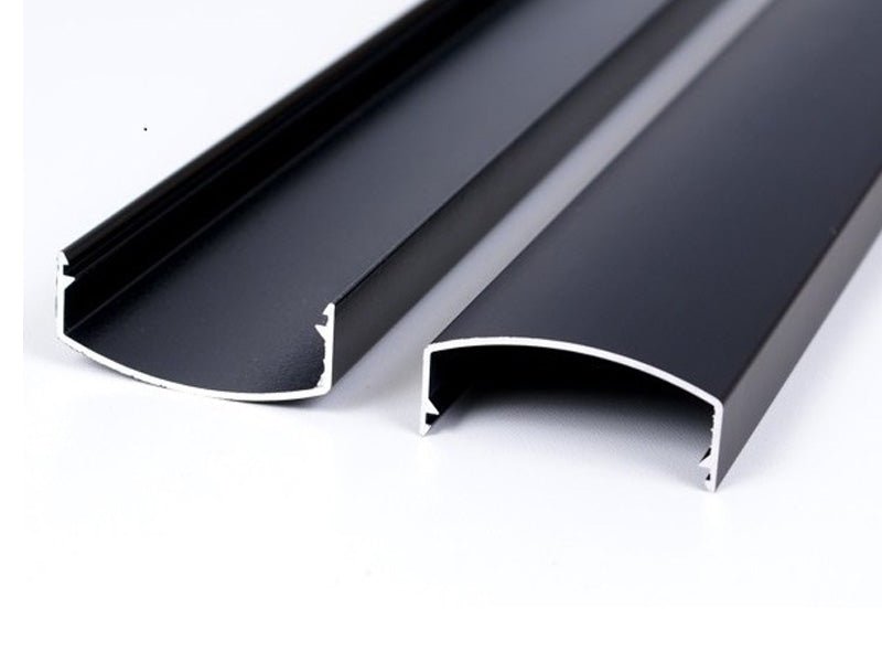 Sonorous Aluminium - Kabelkanal schwarz 50cm - Wandhalterungshop