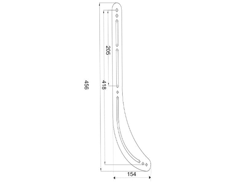 Soundbar-Halterung – Zur Befestigung an TV-Wandhalterungen, TV-Ständern oder TV-Möbeln