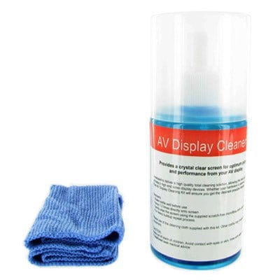 TV Reiniger 200ml Reinigungsmittel & antistatisches Mikrofasertuch - Wandhalterungshop