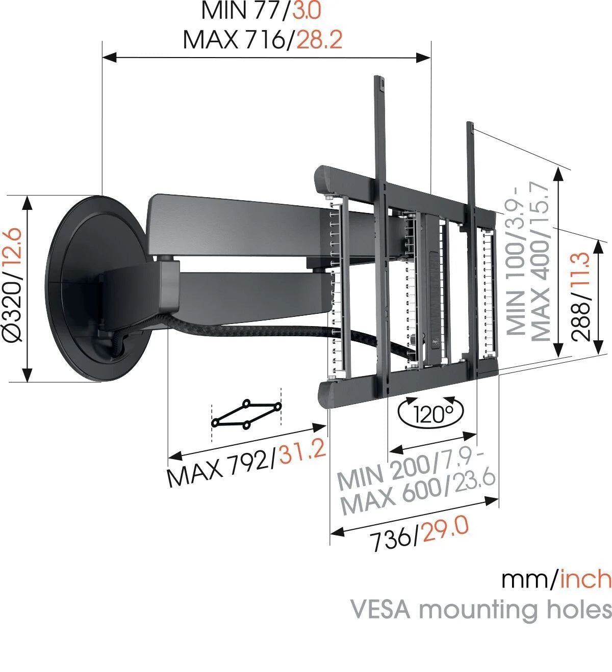 Vogel's Signature TVM 7675 PRO