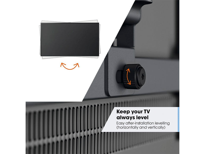 Vogel's TVM 3645 TV-Wandhalterung, drehbar, max. 77 Zoll Fernseher, schwarz