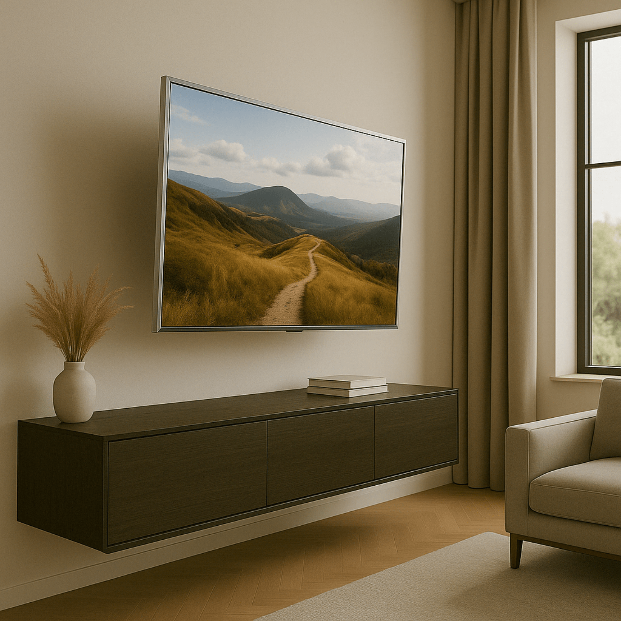 Bratek schwenkbare TV-Wandhalterung für maximal 48 - 90 Zoll TV - 75kg